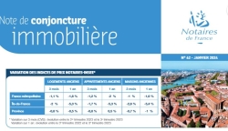 Note de conjoncture immobilière - janvier 2024 